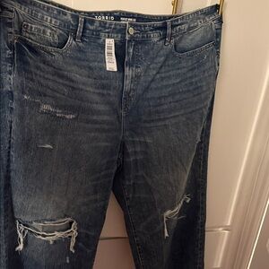 Torrid Ripped Denim Jeans